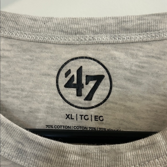 47 Men's Gray Green Bay Packers Logo Tee - Picture 5 of 6